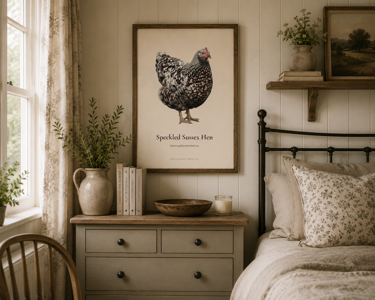Speckled Sussex Hen | Fine Art Print