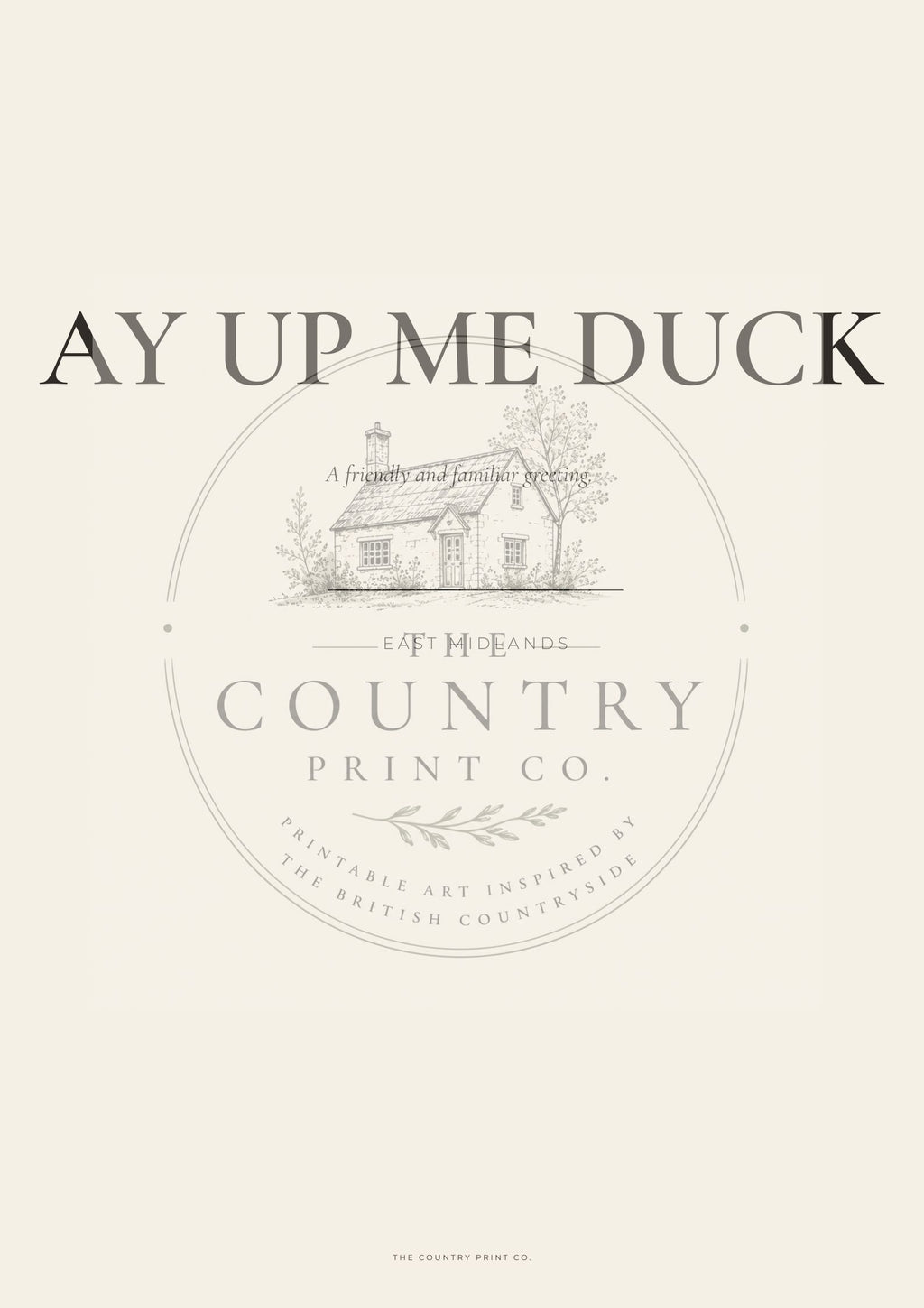 AY UP ME DUCK | Digital Download