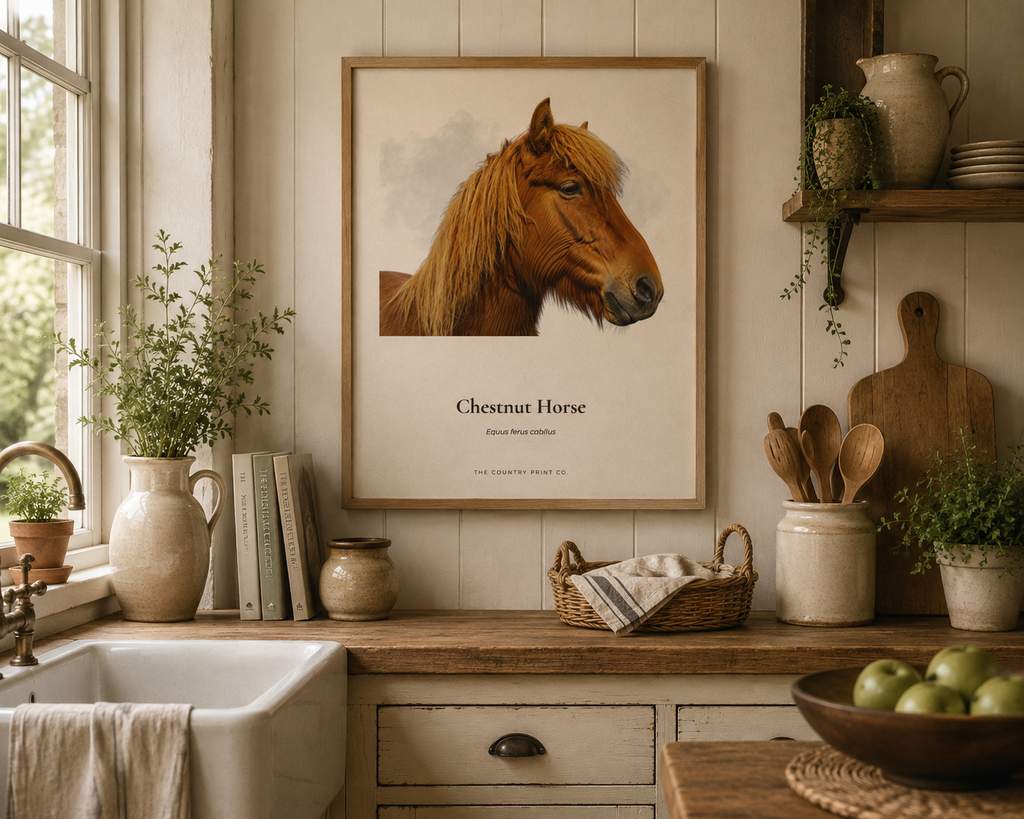Chestnut Horse| Fine Art Print