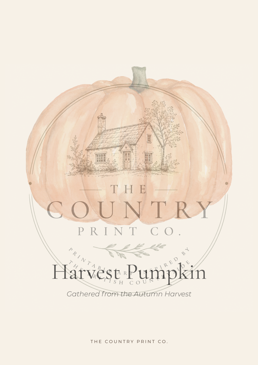 Harvest Pumpkin| Digital Download