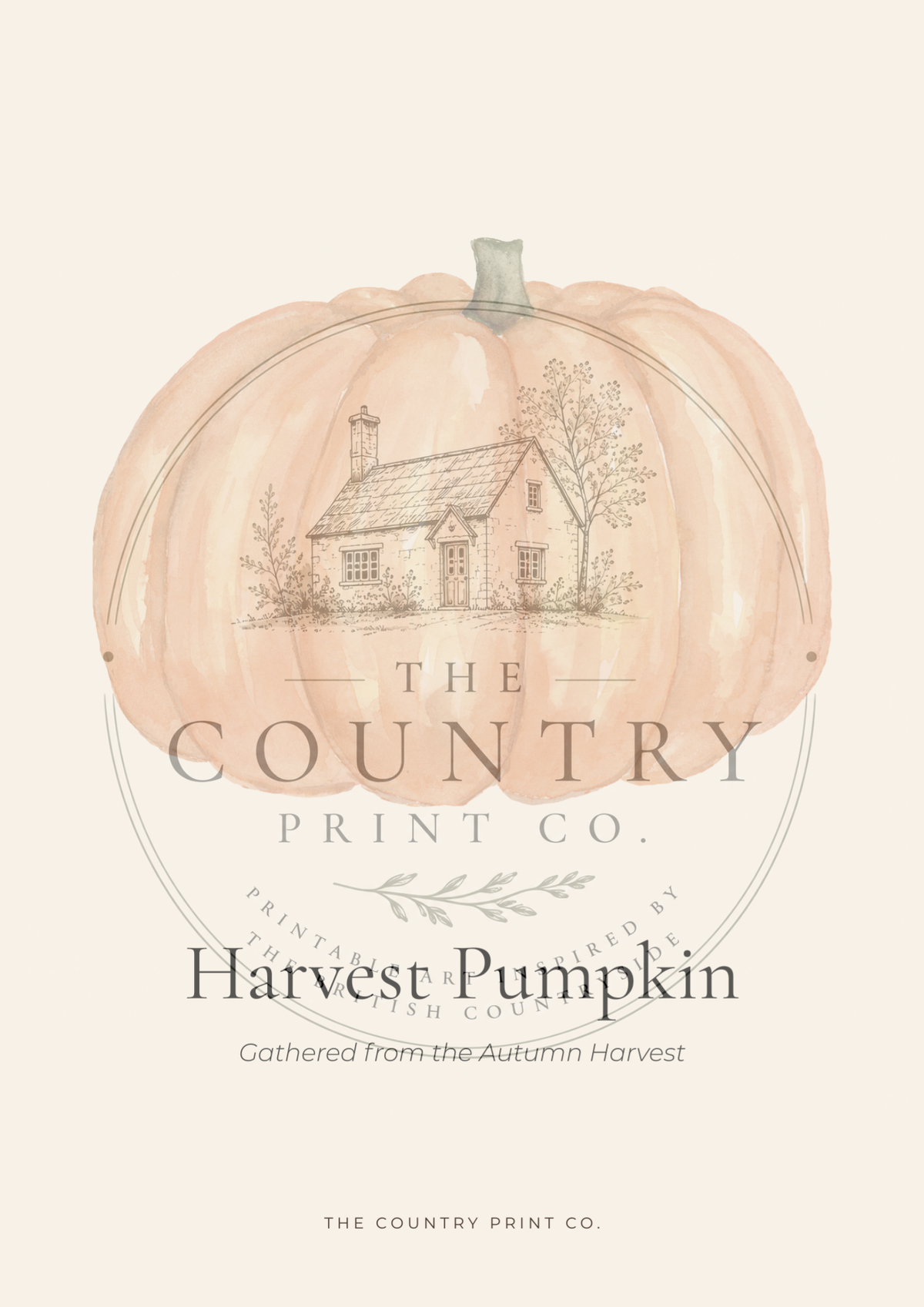 Harvest Pumpkin| Digital Download
