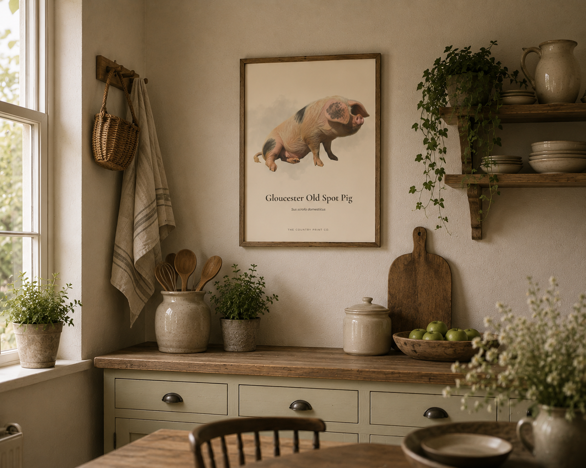 Gloucester Old Spot Pig | Digital Download