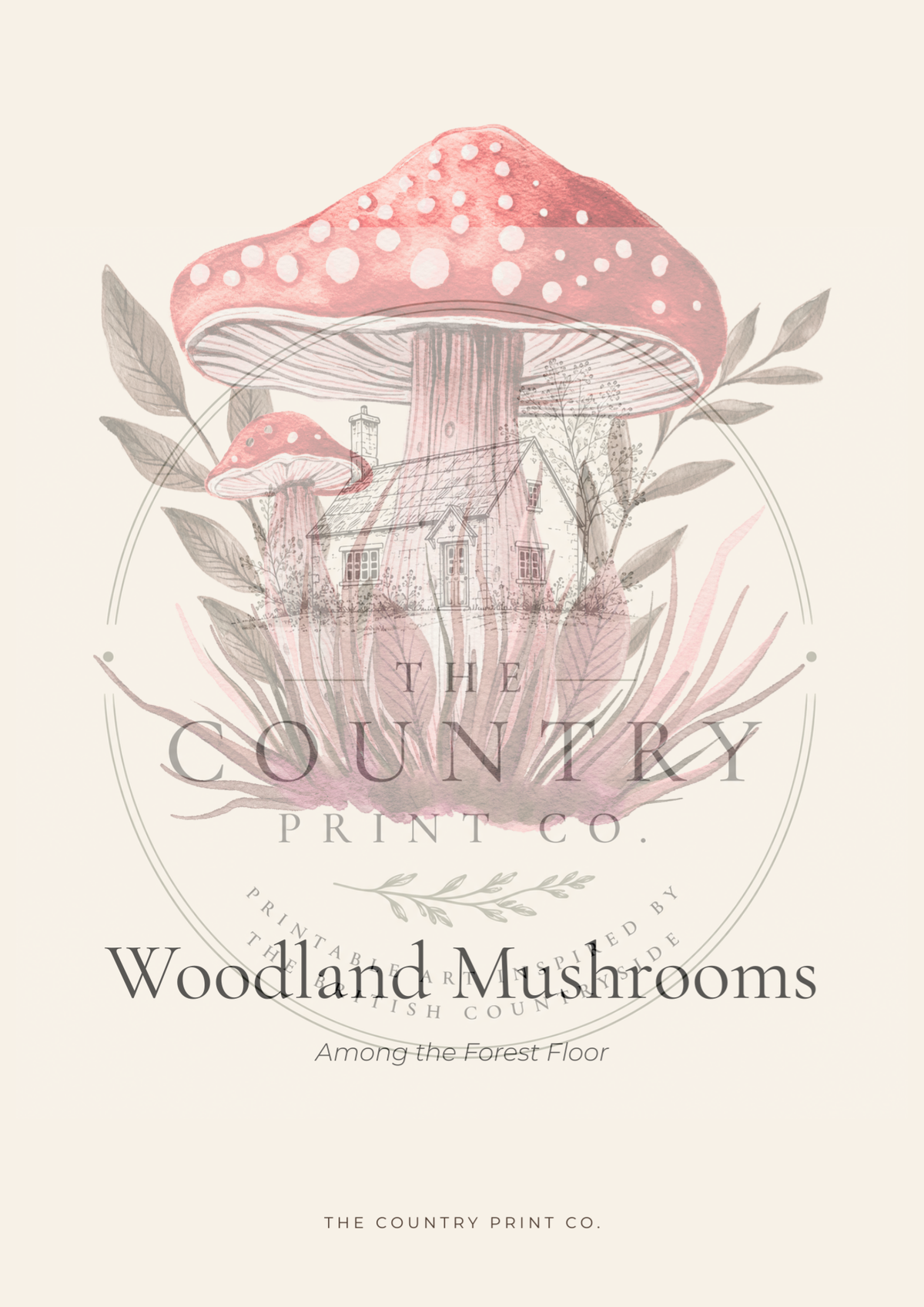 Woodland Mushroom | Digital Download