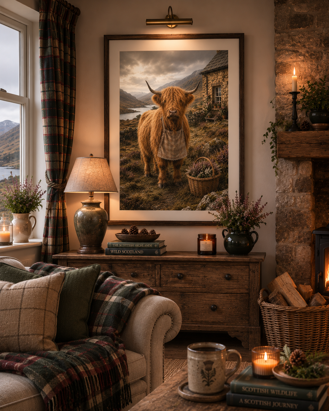 The Lady Of The Lodge| Fine Art Print