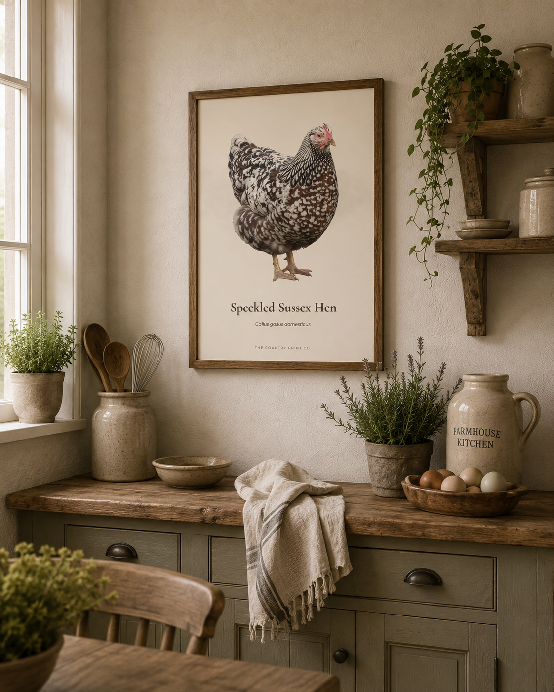 Speckled Sussex Hen | Fine Art Print