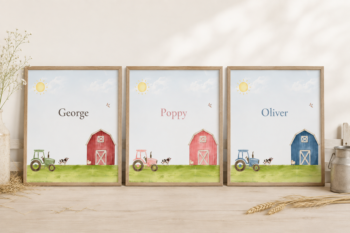 Personalised Farm Name Print | Digital Download