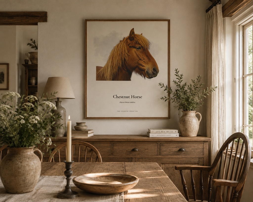 Chestnut Horse| Fine Art Print