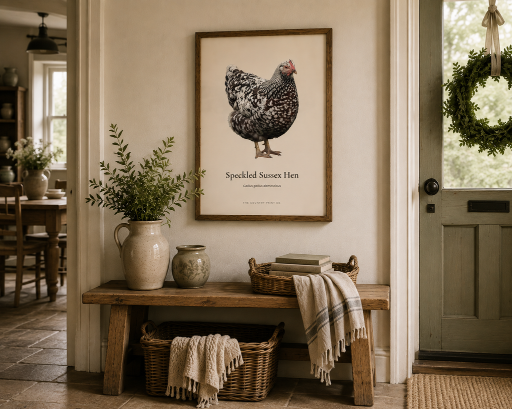 Speckled Sussex Hen| Digital Download