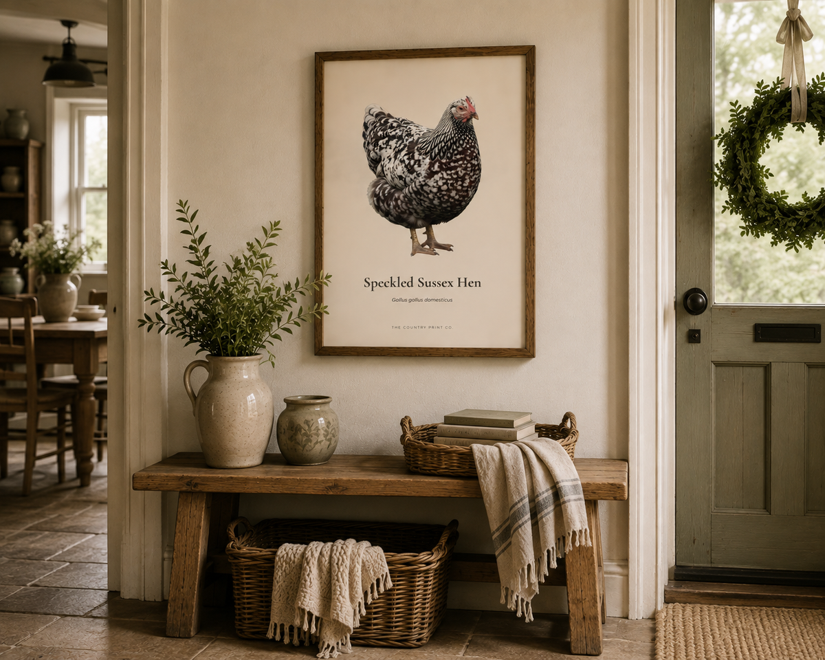 Speckled Sussex Hen | Fine Art Print