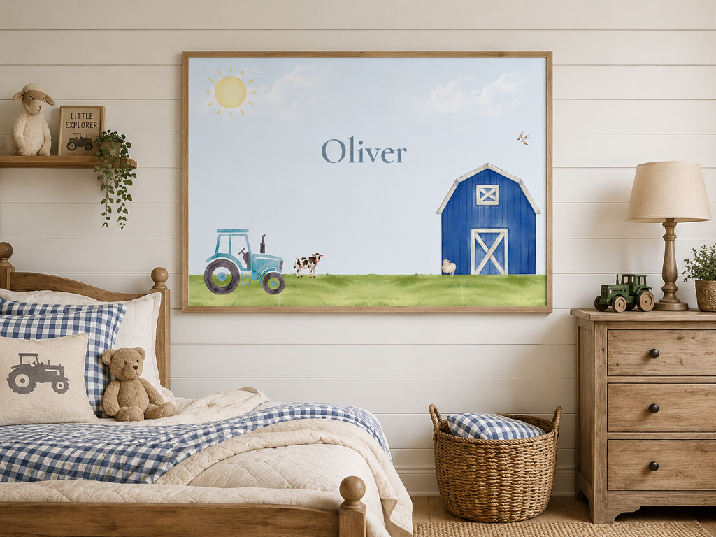 Personalised Farm Name Print | Digital Download