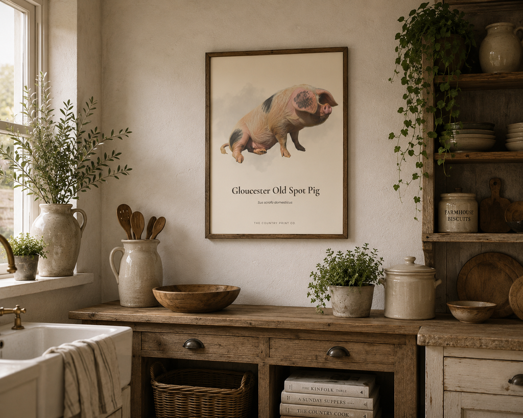 Gloucester Old Spot Pig | Digital Download