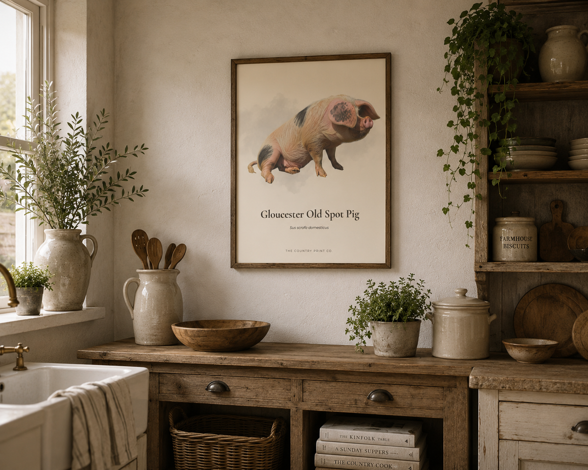 Gloucester Old Spot Pig | Digital Download