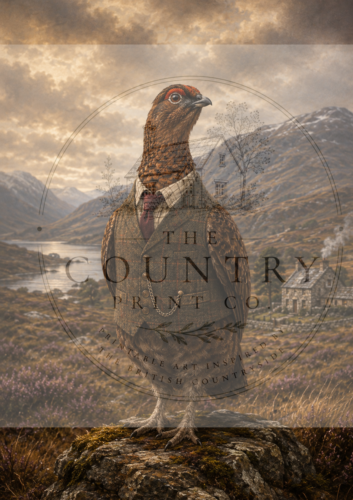 The Old Cock| Fine Art Print